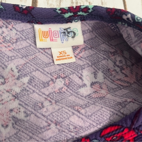 LuLaRoe Amelia Purple Dress‎ Size xs pockets - Picture 2 of 14